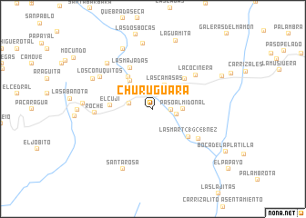 map of Churuguara