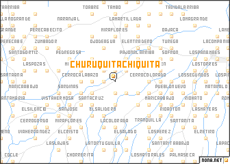 map of Churuquita Chiquita