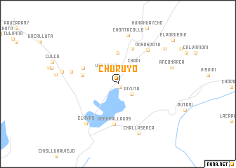 map of Churuyo