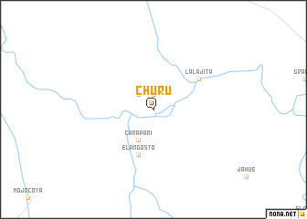 map of Churú