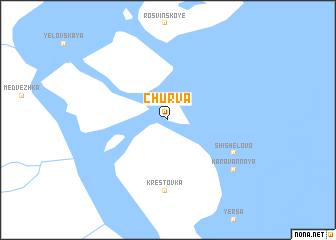 map of Churva