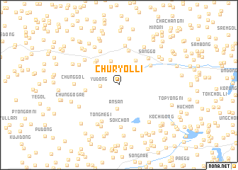 map of Churyŏl-li