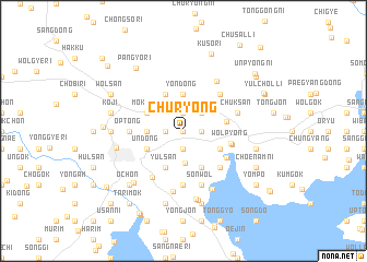 map of Churyŏng