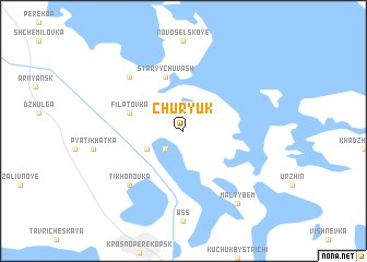 map of Churyuk