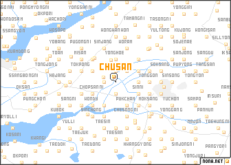 map of Chusan