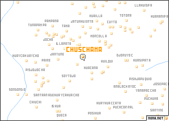 map of Chuschama