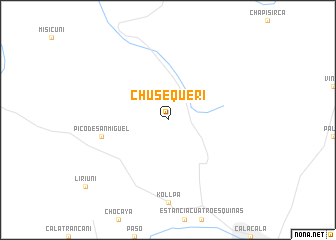 map of Chusequeri