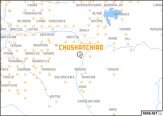 map of Chu-shan-chiao