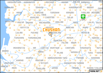 map of Chu-shan