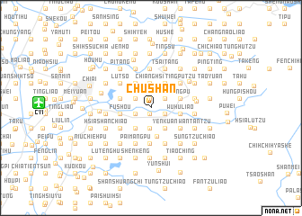 map of Chu-shan