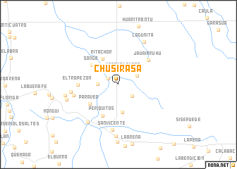 map of Chusirasá