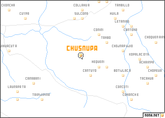 map of Chusñupa