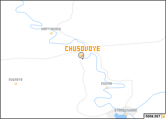 map of Chusovoye