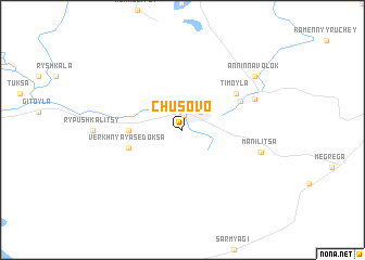 map of Chusovo