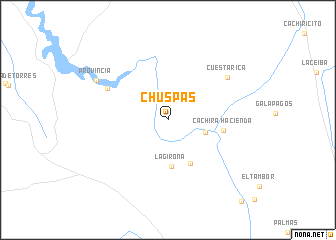 map of Chuspas