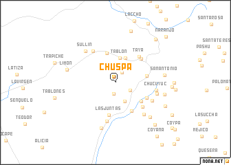 map of Chuspa