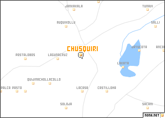 map of Chusquiri