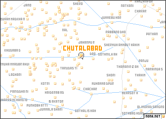 map of Chutalābād