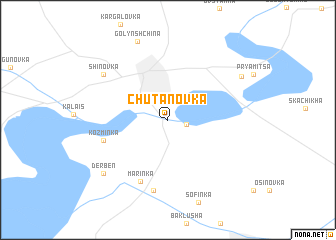 map of Chutanovka