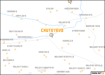 map of Chuteyevo