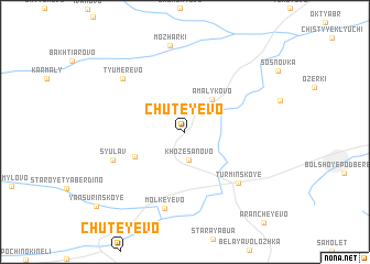map of Chuteyevo