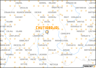 map of Chutiabajal