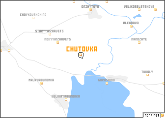 map of Chutovka