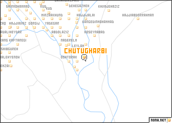 map of Chūtū Gharbī