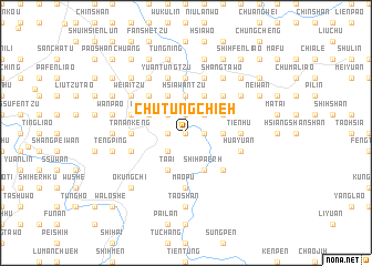 map of Chu-tung-chieh
