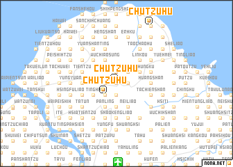 map of Chu-tzu-hu