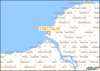 map of Chu-tzu-lin