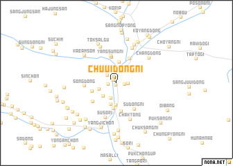 map of Chuŭidong-ni