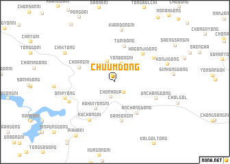 map of Chuŭm-dong