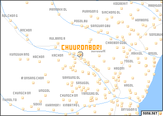 map of Chuŭronbo-ri