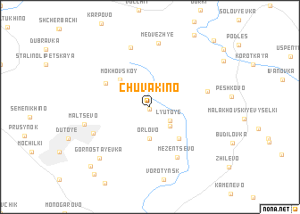 map of Chuvakino