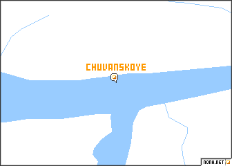 map of Chuvanskoye