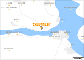 map of Chuvarley