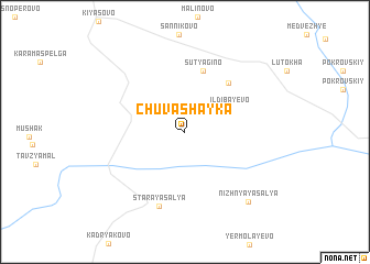 map of Chuvashayka