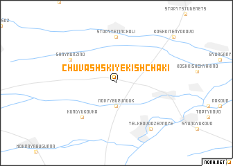 map of Chuvashskiye Kishchaki