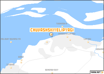 map of Chuvashskiye Lipyagi