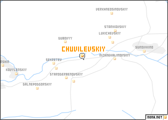 map of Chuvilevskiy