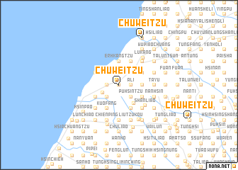 map of Chu-wei-tzu