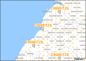 map of Chu-wei-tzu