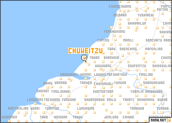 map of Chu-wei-tzu