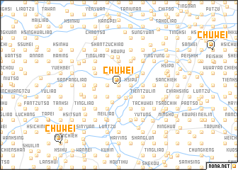 map of Chu-wei