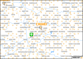 map of Chu-wei