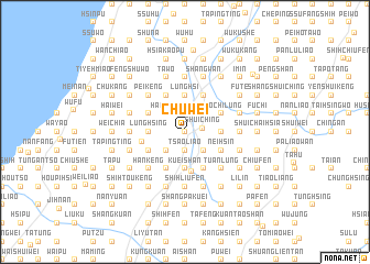 map of Chu-wei