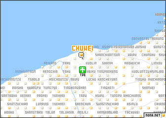 map of Chu-wei