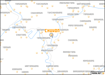 map of Chuwŏn