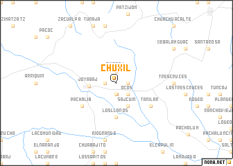 map of Chuxil